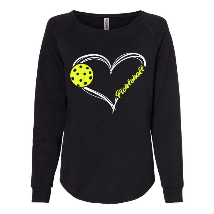 Love Pickleball - cute pickleball match, I love pickleball Womens California Wash Sweatshirt