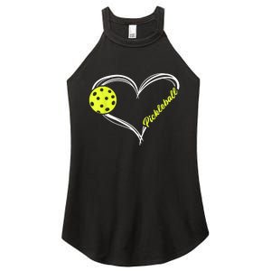 Love Pickleball - cute pickleball match, I love pickleball Women's Perfect Tri Rocker Tank