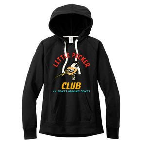 Little Pecker Club Lil Gents Making Dents Women's Fleece Hoodie