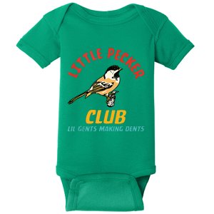 Little Pecker Club Lil Gents Making Dents Baby Bodysuit