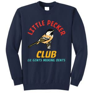 Little Pecker Club Lil Gents Making Dents Tall Sweatshirt