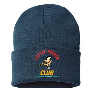 Little Pecker Club Lil Gents Making Dents Sustainable Knit Beanie