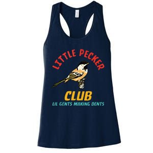 Little Pecker Club Lil Gents Making Dents Women's Racerback Tank