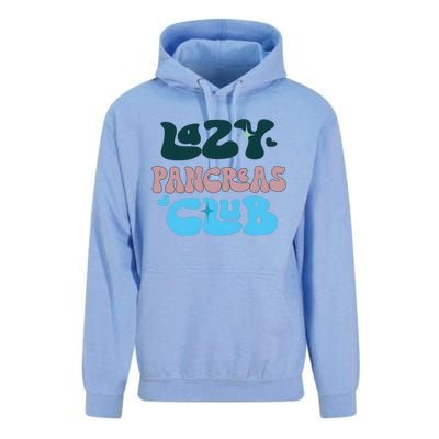 Lazy Pancreas Club Funny Diabetes Awareness Unisex Surf Hoodie