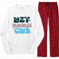 Lazy Pancreas Club Funny Diabetes Awareness Long Sleeve Pajama Set