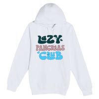 Lazy Pancreas Club Funny Diabetes Awareness Premium Pullover Hoodie