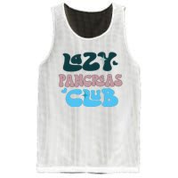 Lazy Pancreas Club Funny Diabetes Awareness Mesh Reversible Basketball Jersey Tank