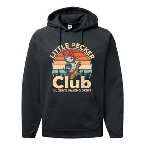 Little Pecker Club Lil Gents Making Dents Performance Fleece Hoodie