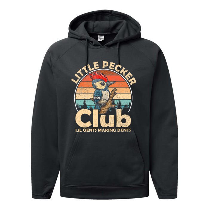 Little Pecker Club Lil Gents Making Dents Performance Fleece Hoodie