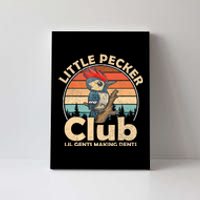 Little Pecker Club Lil Gents Making Dents Canvas