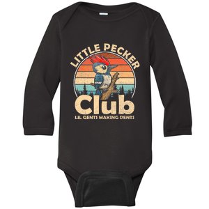 Little Pecker Club Lil Gents Making Dents Baby Long Sleeve Bodysuit