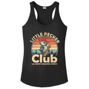 Little Pecker Club Lil Gents Making Dents Ladies PosiCharge Competitor Racerback Tank