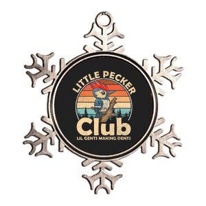 Little Pecker Club Lil Gents Making Dents Metallic Star Ornament