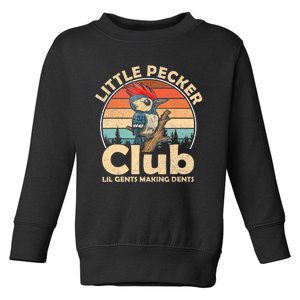 Little Pecker Club Lil Gents Making Dents Toddler Sweatshirt