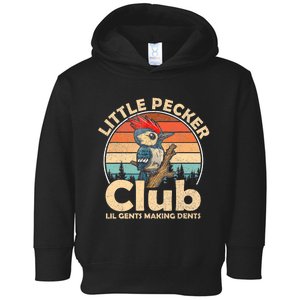 Little Pecker Club Lil Gents Making Dents Toddler Hoodie