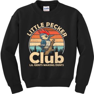 Little Pecker Club Lil Gents Making Dents Kids Sweatshirt