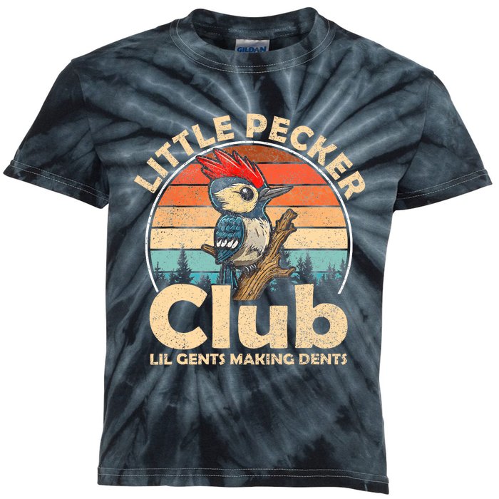 Little Pecker Club Lil Gents Making Dents Kids Tie-Dye T-Shirt