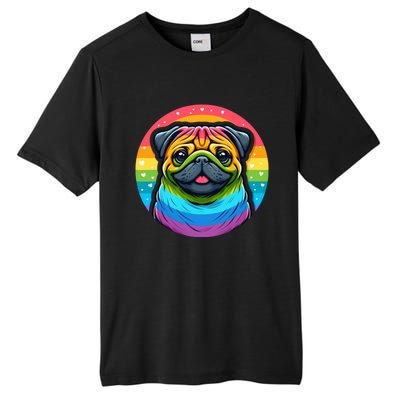 Lgbtq+ Pug Dog Tall Fusion ChromaSoft Performance T-Shirt