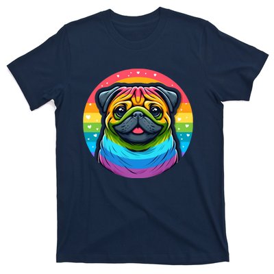 Lgbtq+ Pug Dog T-Shirt