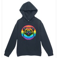 Lgbtq+ Pug Dog Urban Pullover Hoodie