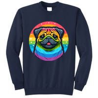 Lgbtq+ Pug Dog Tall Sweatshirt