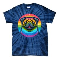 Lgbtq+ Pug Dog Tie-Dye T-Shirt