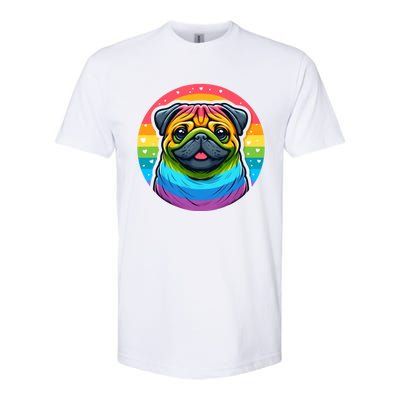 Lgbtq+ Pug Dog Softstyle CVC T-Shirt