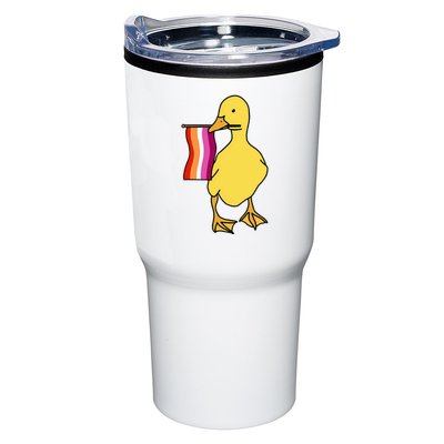 Lesbian Pride Duck Funny Lgbt Pride Tumbler