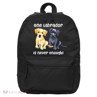 Labrador Pet Dog Funny T Gift Black Golden Yellow Lab 16 in Basic Backpack