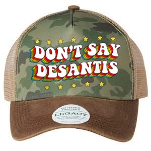 LGBTQ Pride Dont Say DeSantis Florida Say Gay Anti DeSantis Legacy Tie Dye Trucker Hat