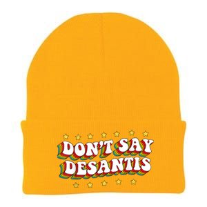 LGBTQ Pride Dont Say DeSantis Florida Say Gay Anti DeSantis Knit Cap Winter Beanie