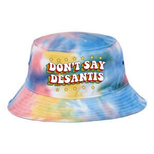 LGBTQ Pride Dont Say DeSantis Florida Say Gay Anti DeSantis Tie Dye Newport Bucket Hat