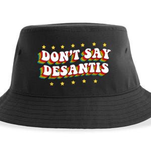 LGBTQ Pride Dont Say DeSantis Florida Say Gay Anti DeSantis Sustainable Bucket Hat