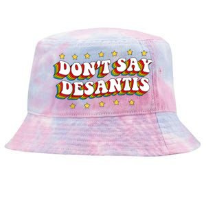 LGBTQ Pride Dont Say DeSantis Florida Say Gay Anti DeSantis Tie-Dyed Bucket Hat