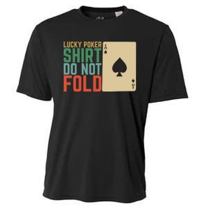 Lucky Poker Do Not Fold Cooling Performance Crew T-Shirt