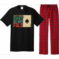 Lucky Poker Do Not Fold Pajama Set