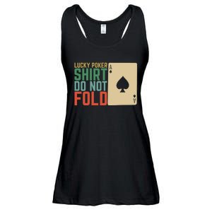 Lucky Poker Do Not Fold Ladies Essential Flowy Tank