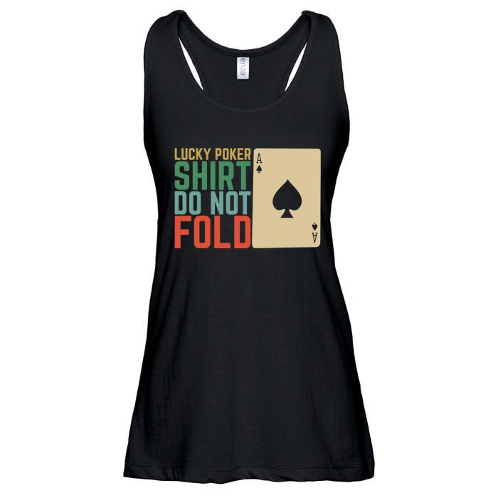 Lucky Poker Do Not Fold Ladies Essential Flowy Tank