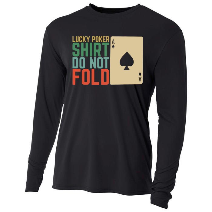 Lucky Poker Do Not Fold Cooling Performance Long Sleeve Crew