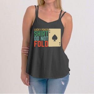 Lucky Poker Do Not Fold Women's Strappy Tank