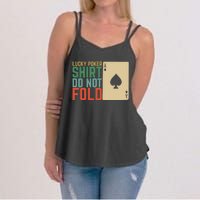 Lucky Poker Do Not Fold Women's Strappy Tank