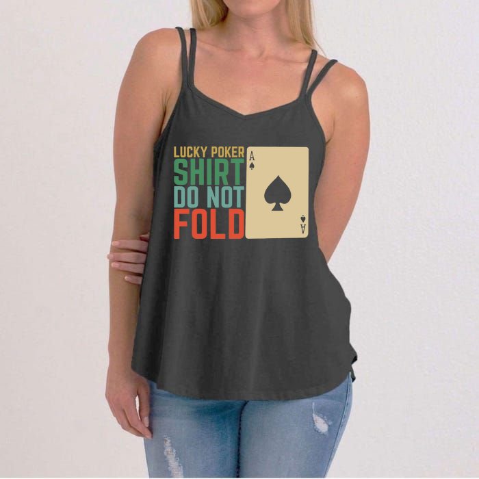 Lucky Poker Do Not Fold Women's Strappy Tank