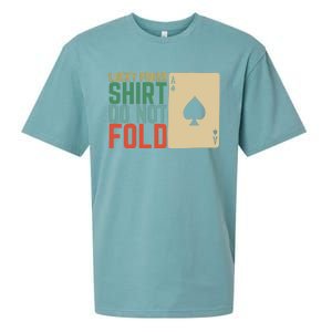 Lucky Poker Do Not Fold Sueded Cloud Jersey T-Shirt