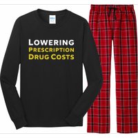 Lowering Prescription Drug Costs Long Sleeve Pajama Set