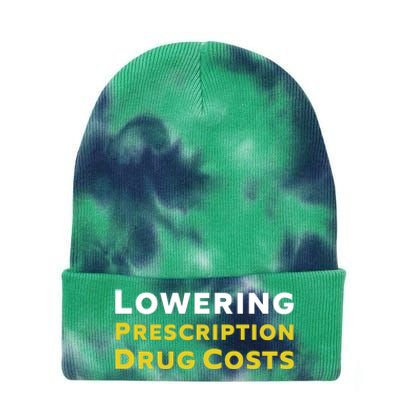 Lowering Prescription Drug Costs Tie Dye 12in Knit Beanie