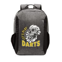 Lets Play Darts Skull Dartboard Arrow Dart Player Team Aim Vector Backpack