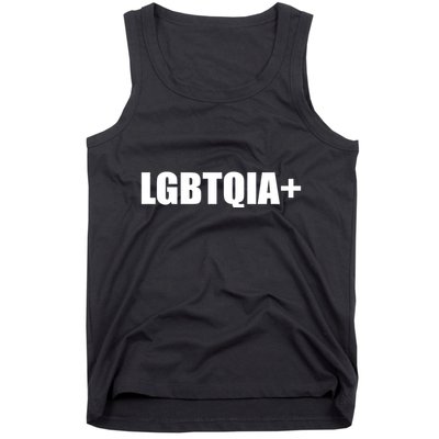 LGBBTQIA+ Plus Equality Funny LGBTQIA Tank Top