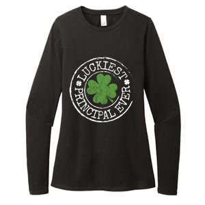 Luckiest Principal Ever Lucky Teacher St PatrickS Day Womens CVC Long Sleeve Shirt