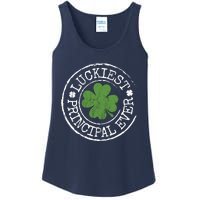 Luckiest Principal Ever Lucky Teacher St PatrickS Day Ladies Essential Tank