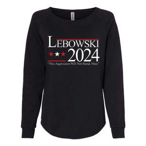 Lebowski Political Election Vote 2024 Womens California Wash Sweatshirt